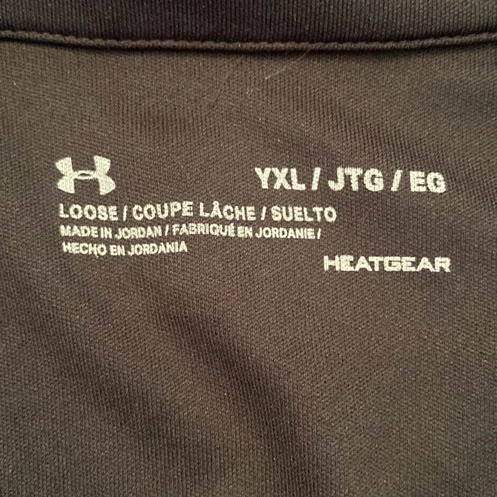 Youth Under Armour Black Long Sleeved Athletic Jacket